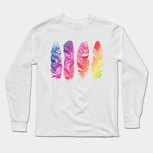 Never too many Feathers Long Sleeve T-Shirt